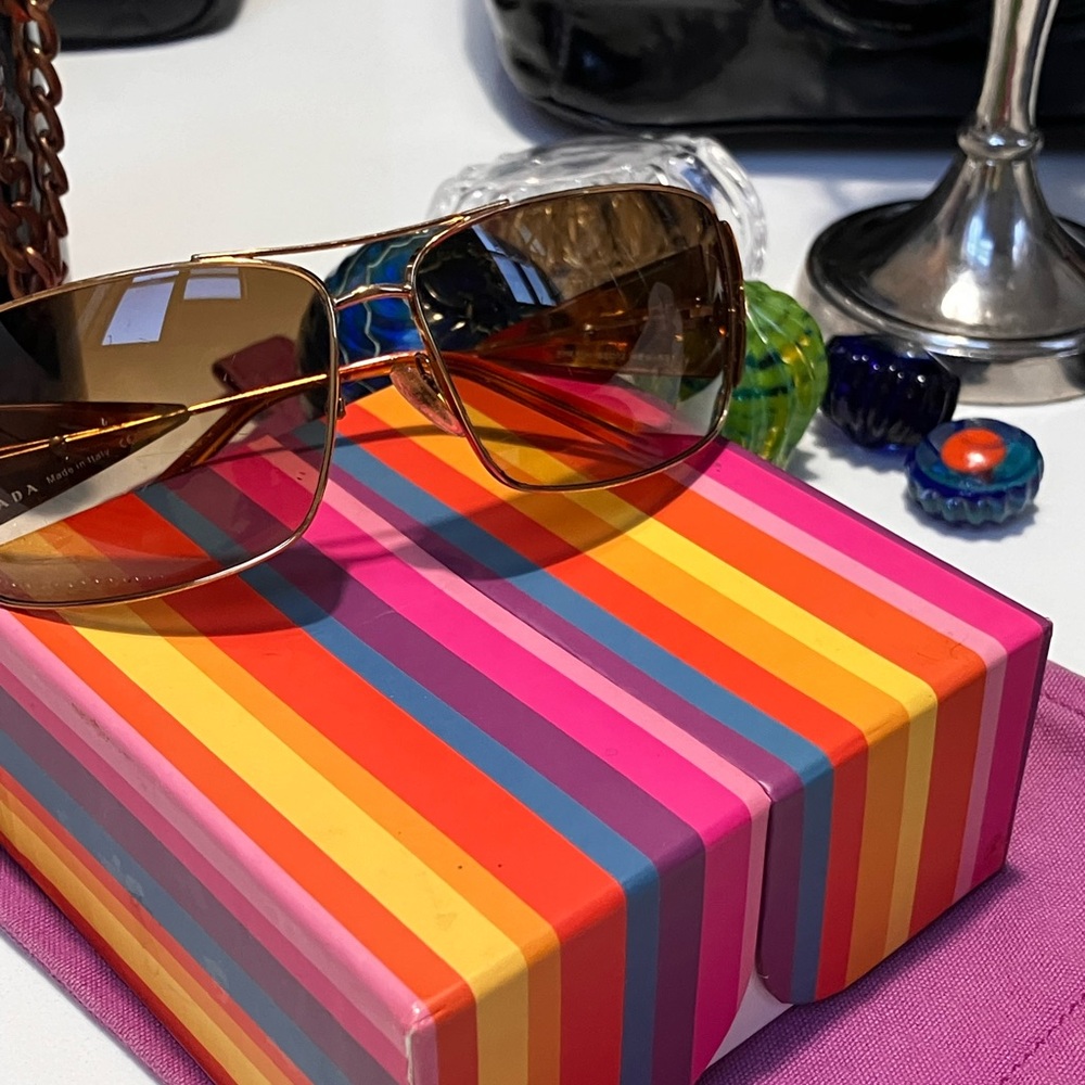Prada Vintage sunglasses and hard case